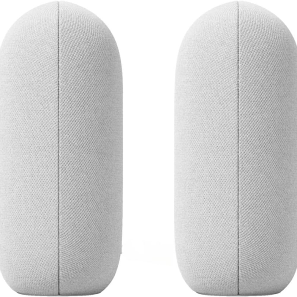Google Audio (2-Pack) Smart Speakers – Wireless Bluetooth & Wi‑Fi Home Speaker Bundle with Powerful Stereo Sound, Multi-Room Audio Assistant Voice Control - Image 4
